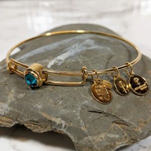 Alex and Ani Blue Zircon Bracelet